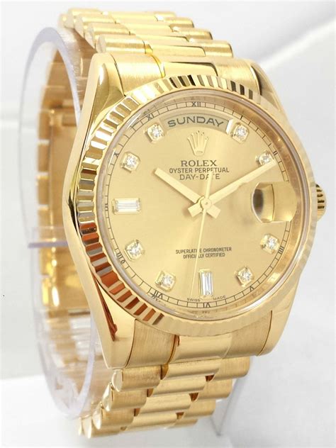 rolex day-date president 118238 with a champagne dial|rolex day date president.